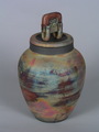 Lidded Raku Vessel, Large #3