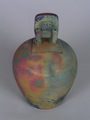 Lidded Raku Vessel w/ Handle, small
