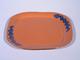 This terra cotta piece is nice for a dinner plate or to use for appetizers...