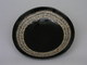 A large serving bowl with textured impressions from clay stamps that I made...