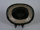 This hand built serving bowl is a bit deeper and includes 2 lines of texture from one of my favorite stamps...