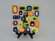 I made these glass squares as tests for color samples...