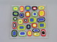 Same design as the luncheon plate, just more space for more squares!  This piece is 10 1/2
